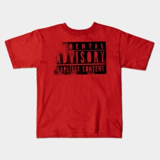 Explicit Lyrics Kids T-Shirt